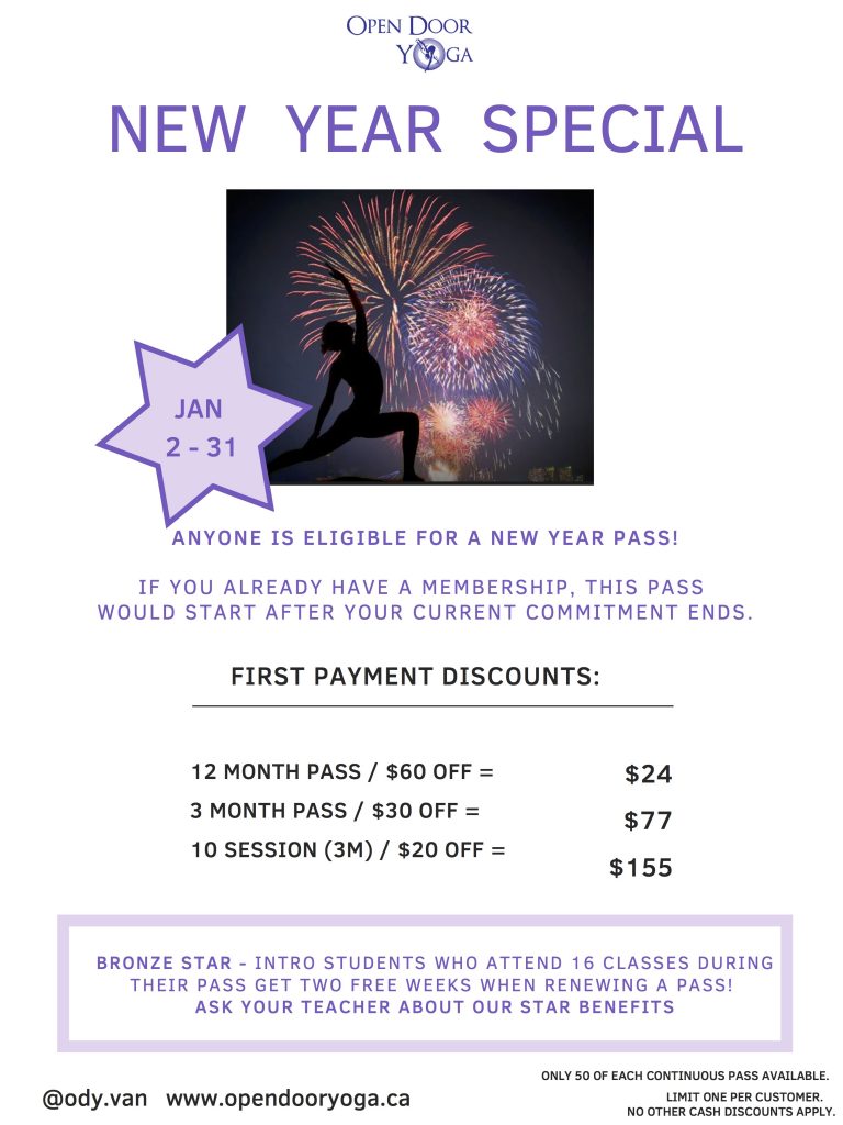 New Year Specials