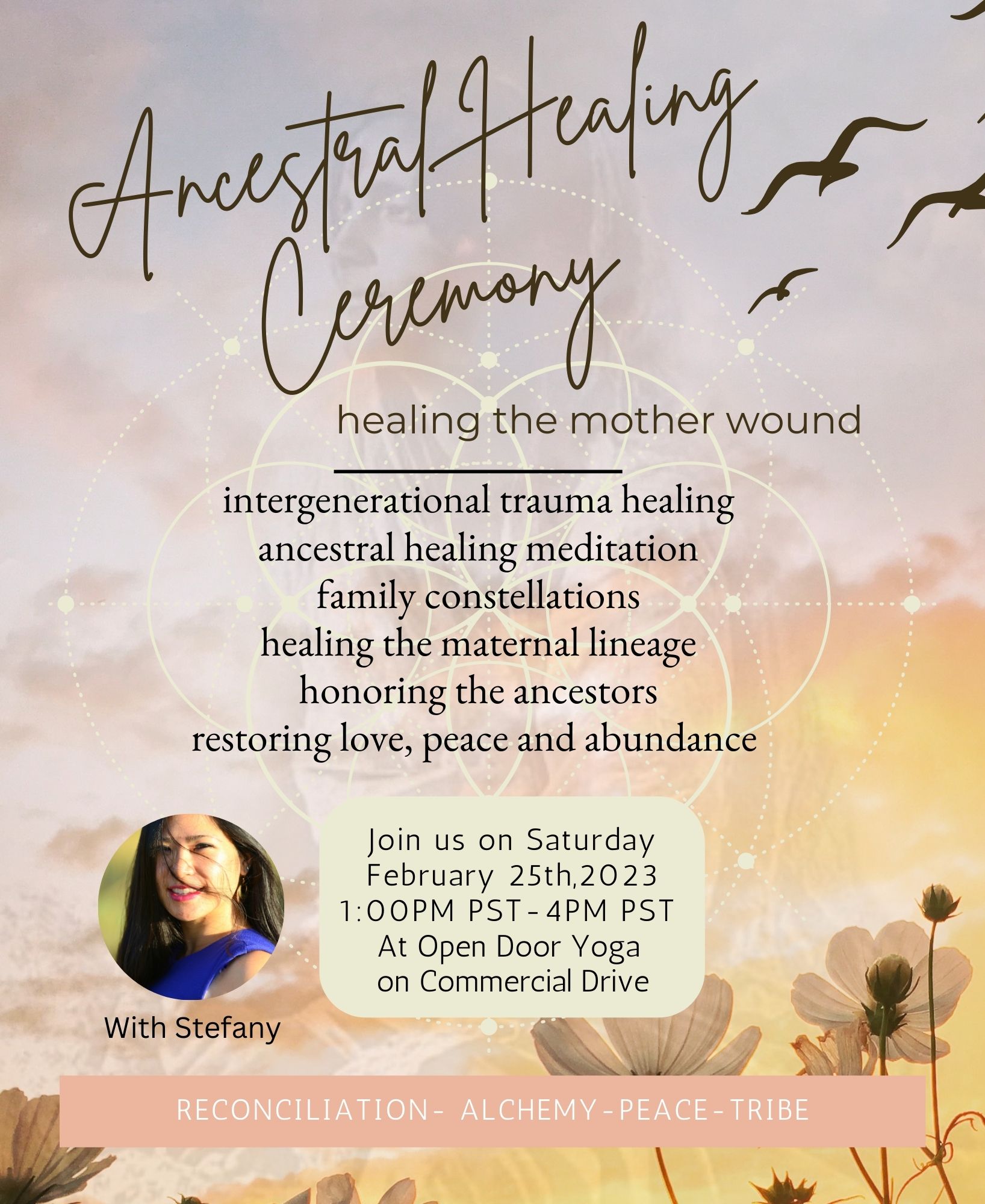Ancestral Healing Ceremony – Healing the Mother Wound – Open Door Yoga